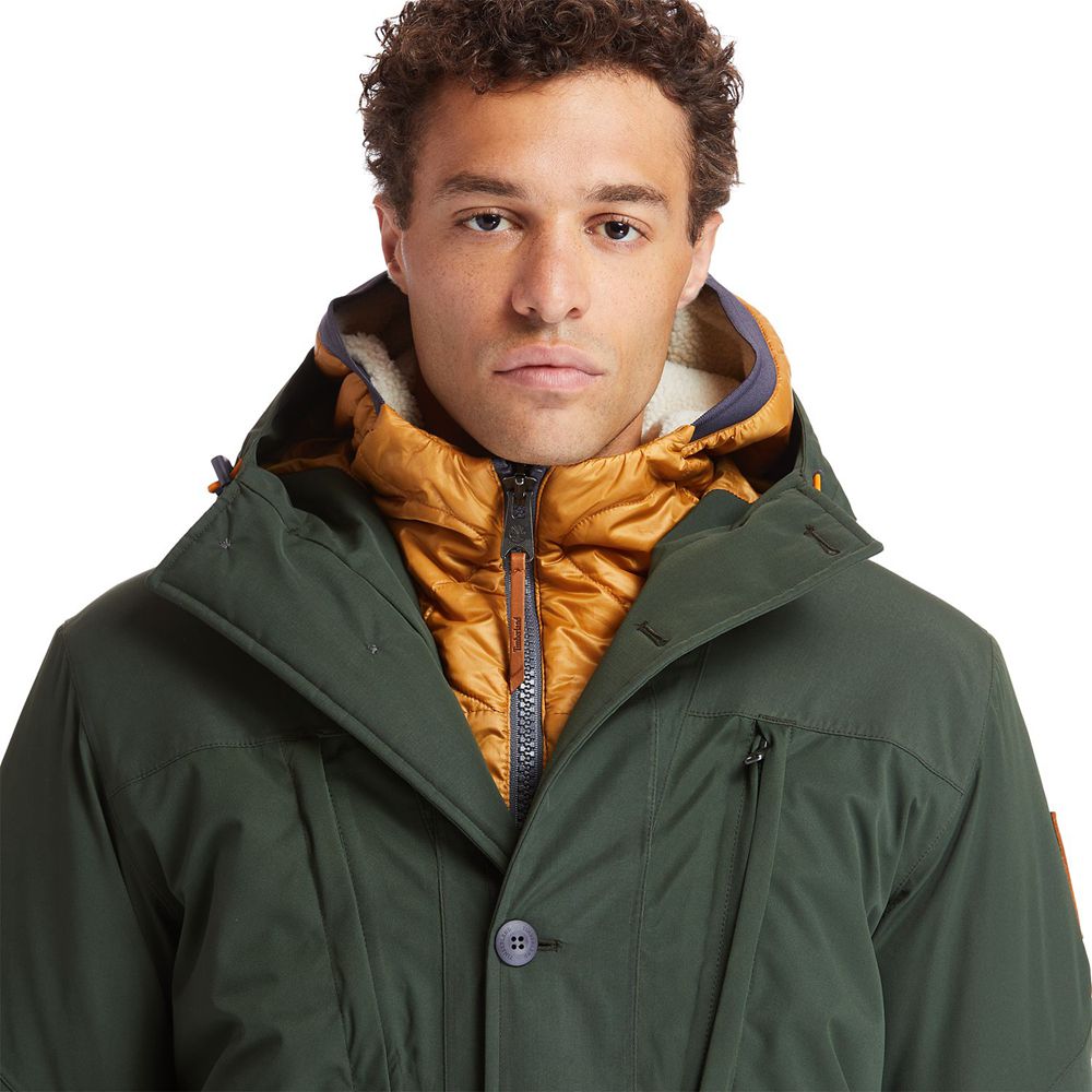 Chaquetas Timberland Hombre Outdoor Heritage Ecoriginal Parka Y Dryvent™ Technology Verde Oscuro - C